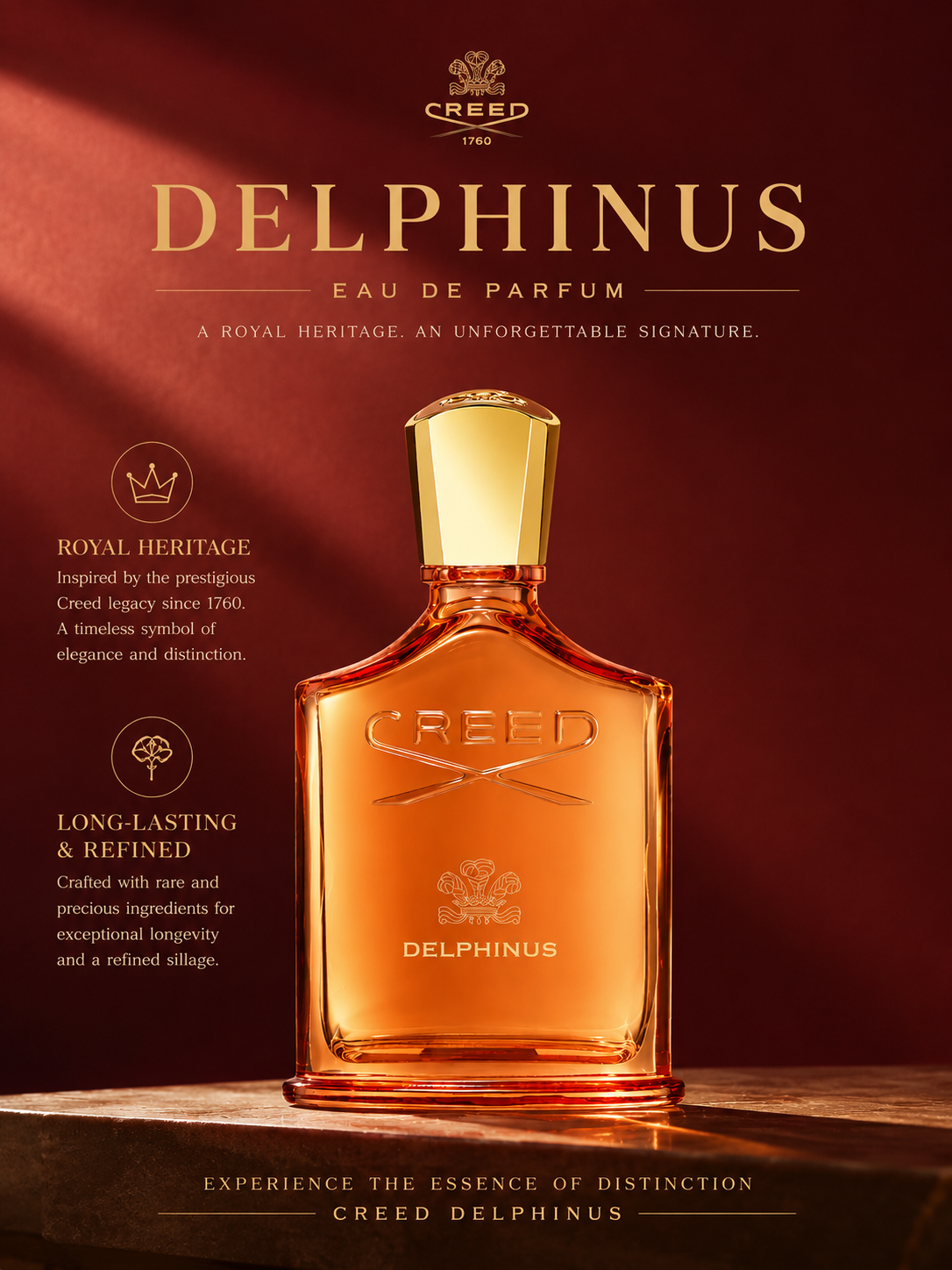 Perfume Fragrance Bottle - Creed Centaurus Perfume 100ml Luxury Amber