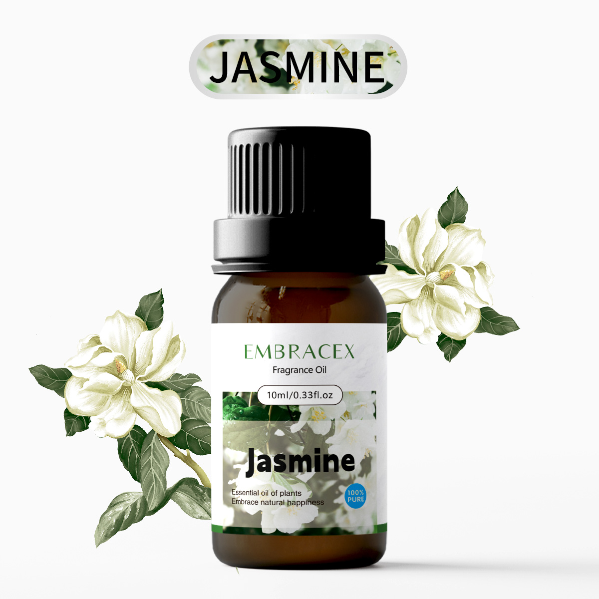 Perfume Long Fragrance - 10ml Jasmine Essential Oil Floral Fragrance