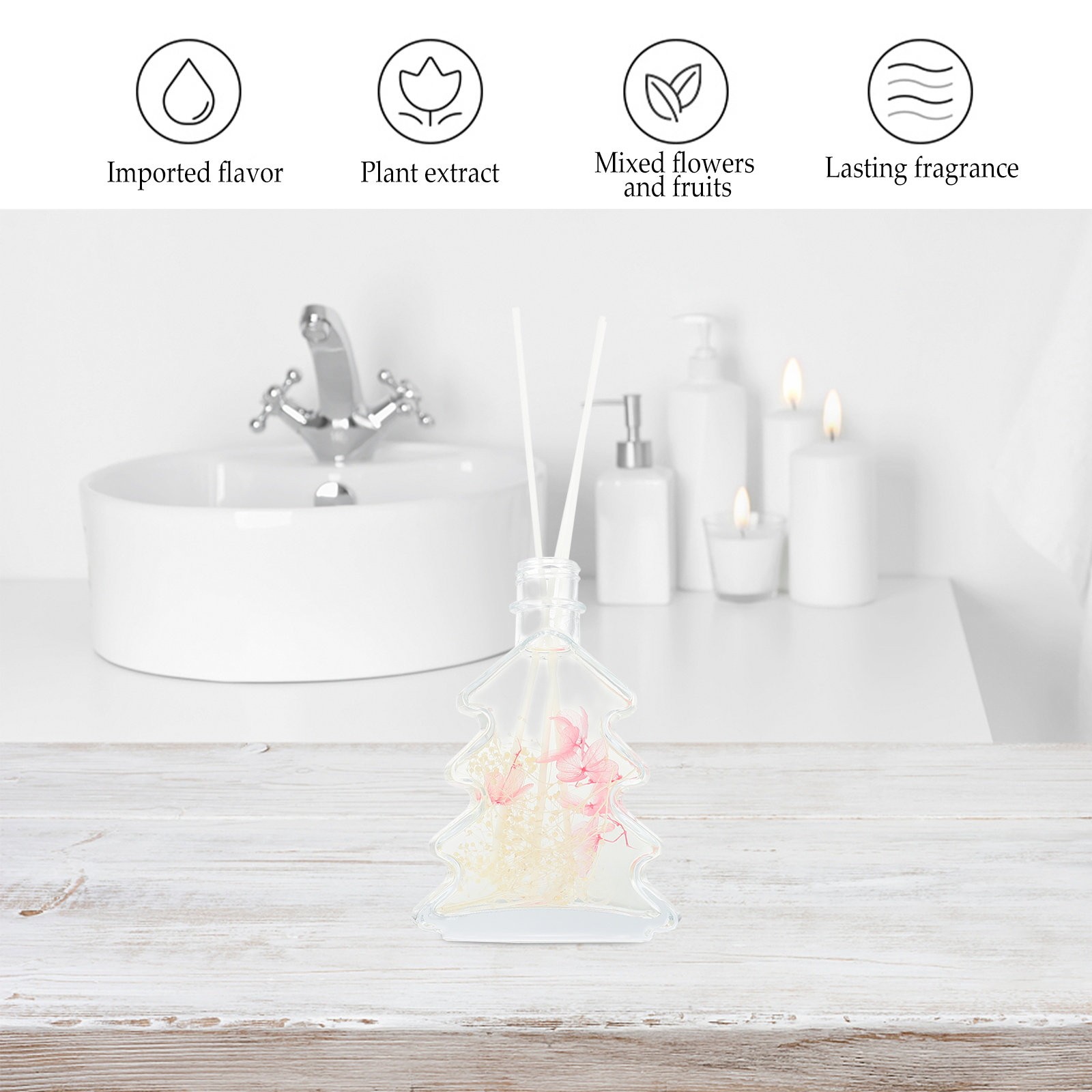 Perfume Fragrance Bottle - Aroma Diffuser Solid Perfume Air Freshener