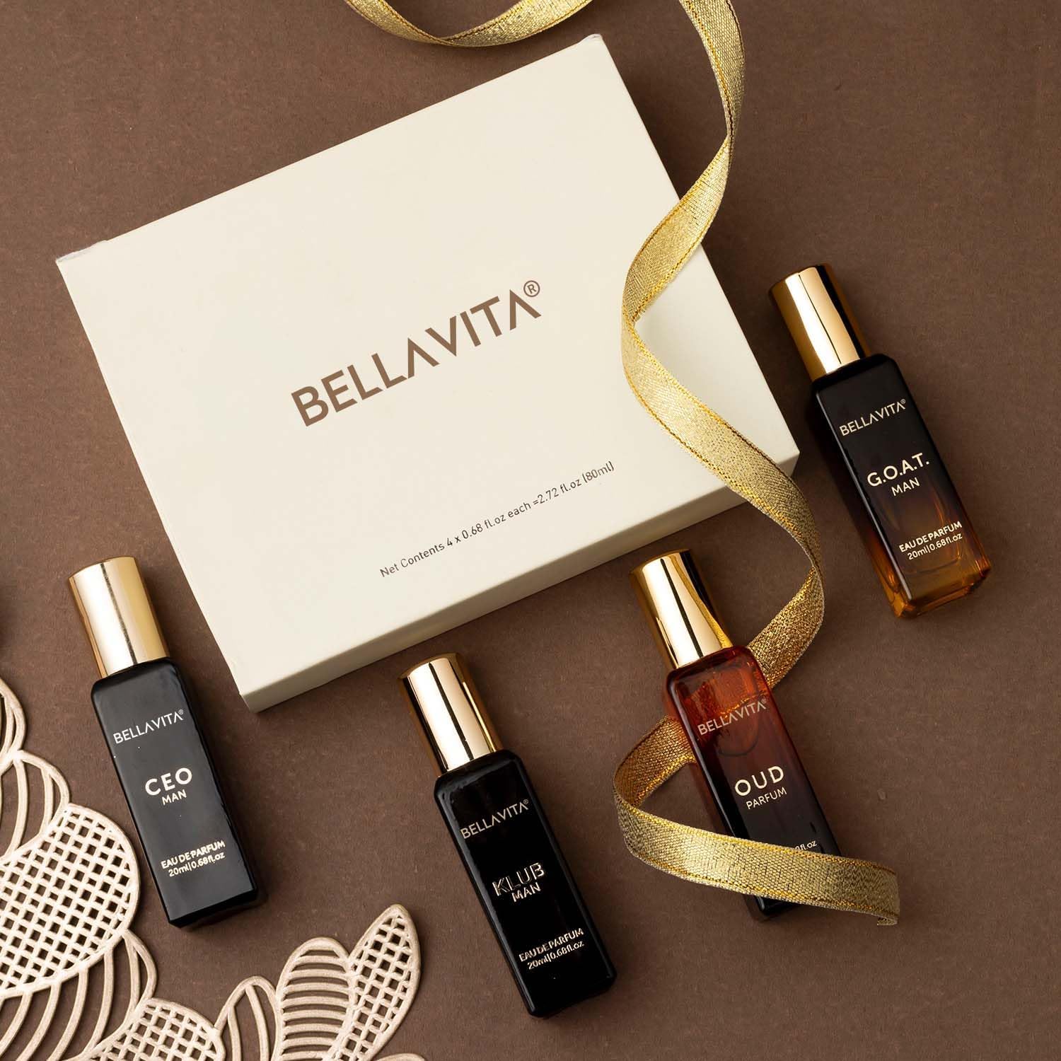 Perfume Long Fragrance - Bella Vita Portable 4x20ml Luxury Men's