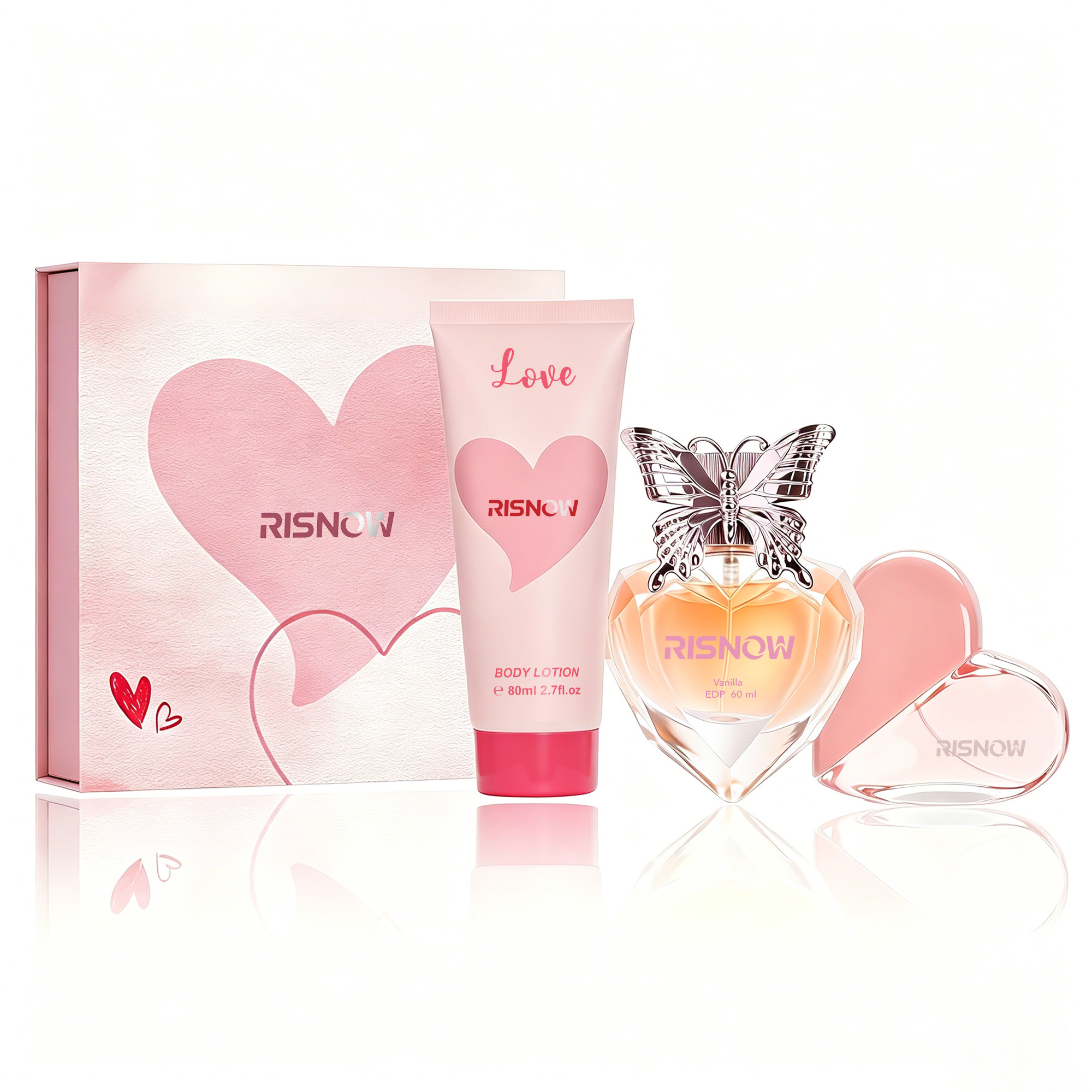 Perfume Fragrance Body Lotion - RISNOW Perfume Gift Set for Women,