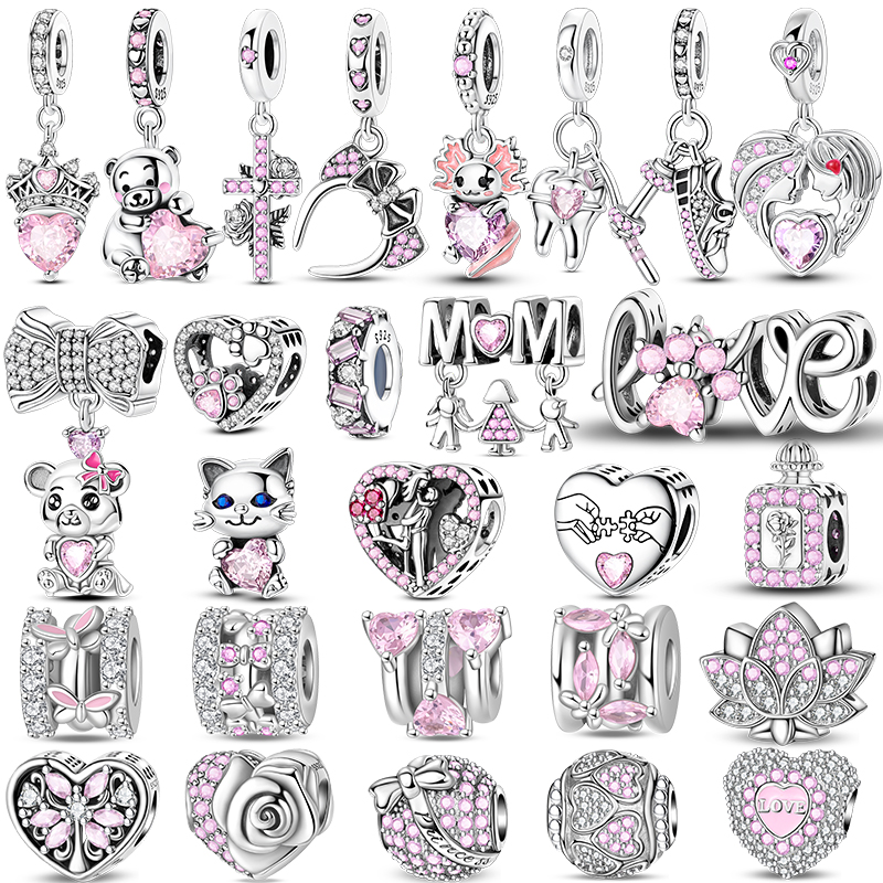 925 Sterling Silver Pink Charm - đánh giá và giá Perfume Fine Fragrance