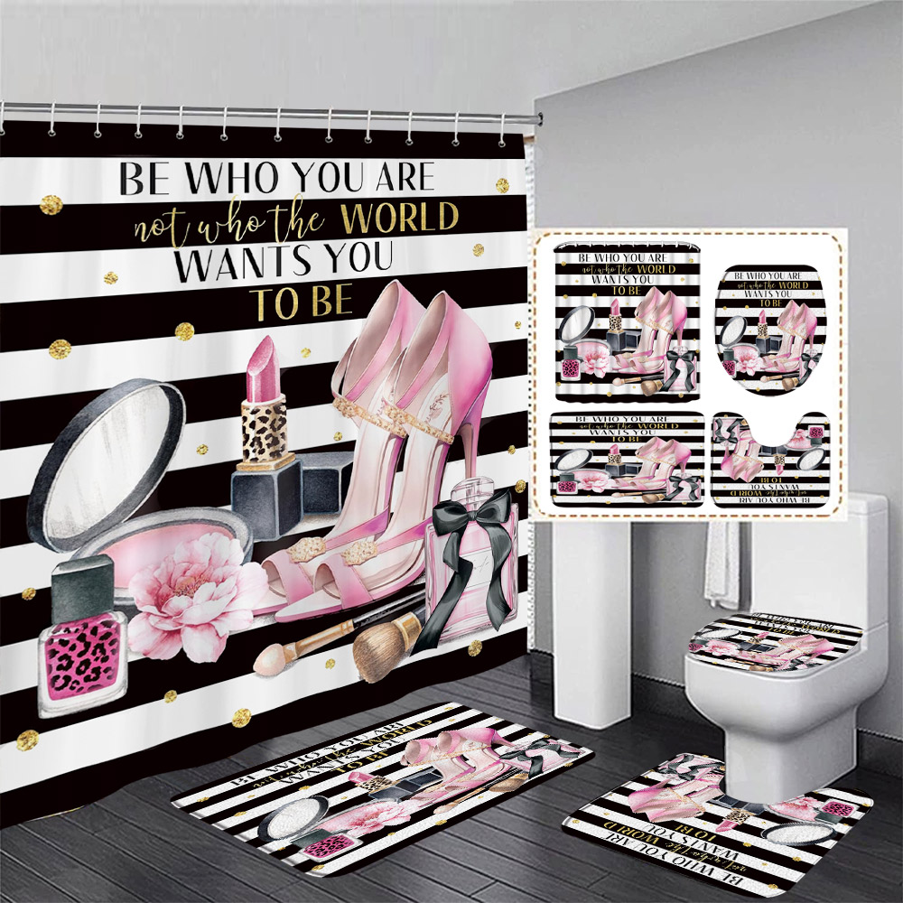 Pink Floral Perfume Shower Cur - đánh giá và giá Perfume Quotes