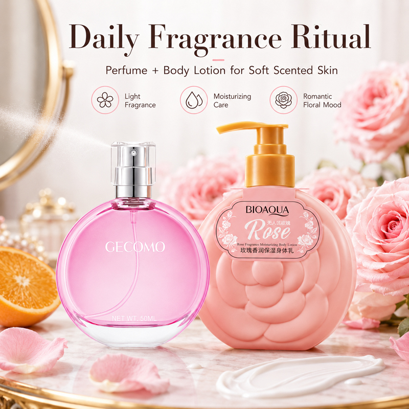 GECOMO Women's Perfume Set 50m - đánh giá và giá Perfume Fragrance Body Lotion
