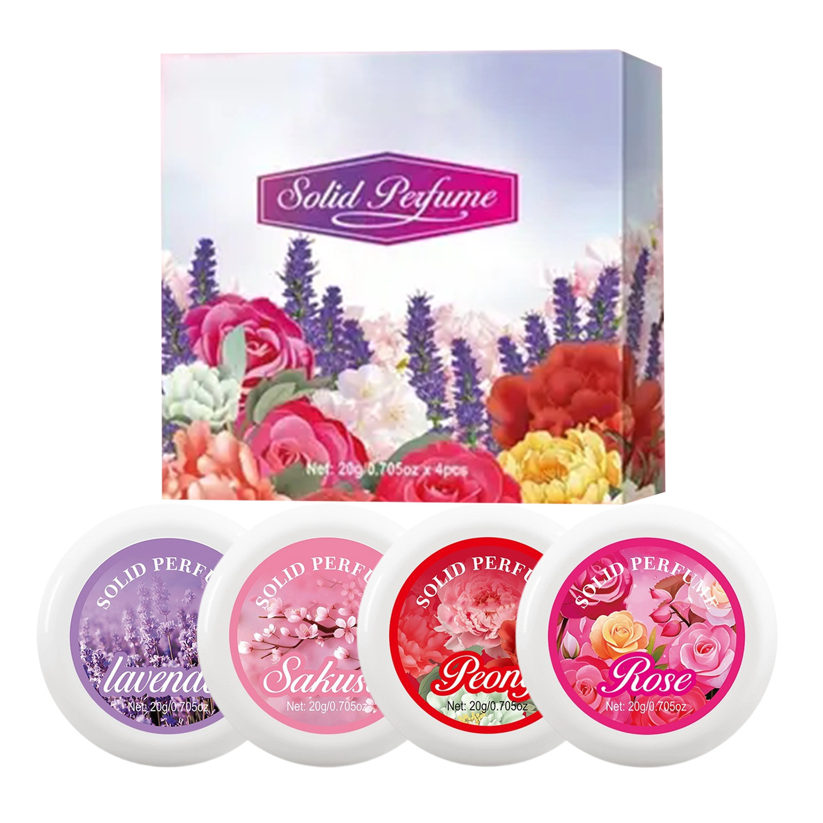 4pcs/Box Body Lotion Gift Box  - đánh giá và giá Perfume Fragrance Body Lotion
