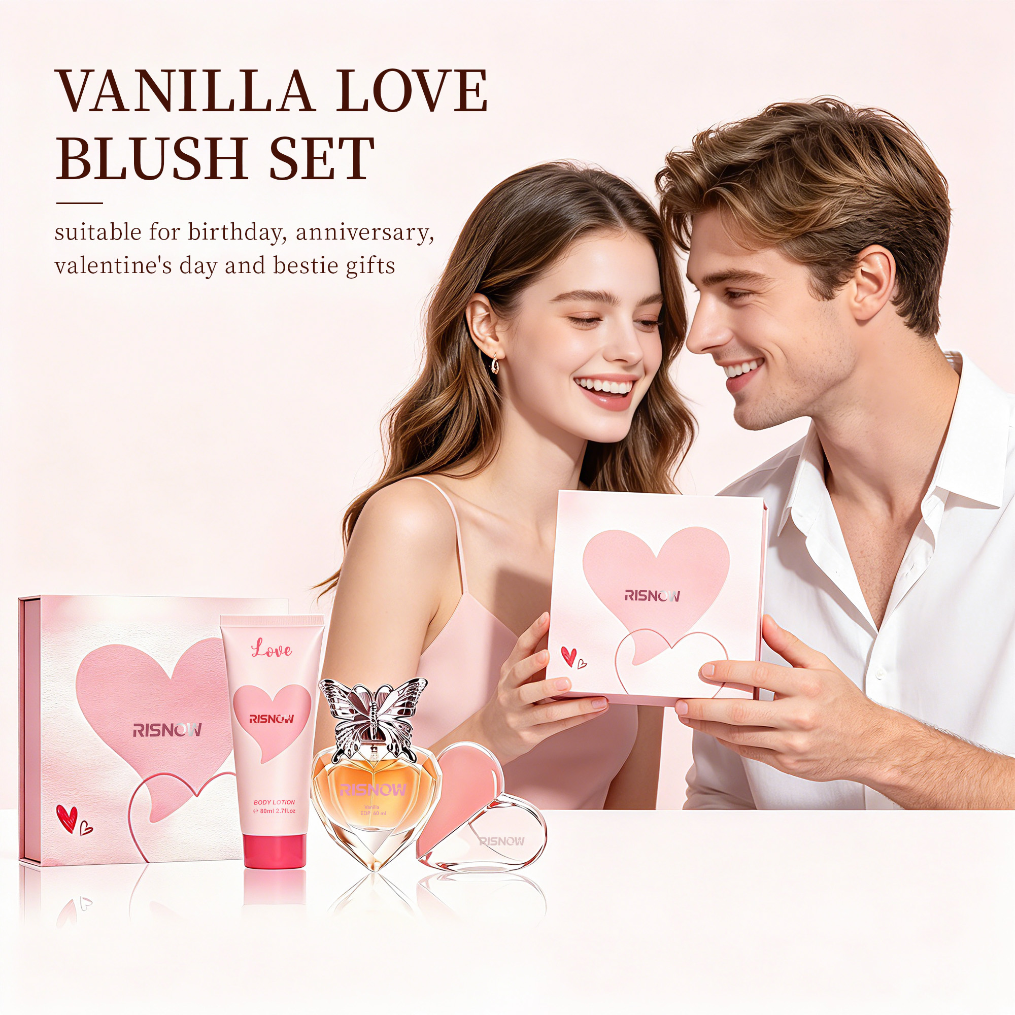 RISNOW Perfume Gift Set for Wo - đánh giá và giá Perfume Fragrance Body Lotion